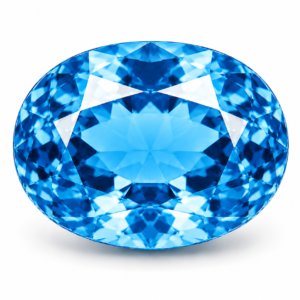 Birthgem december blue topaz gemstone