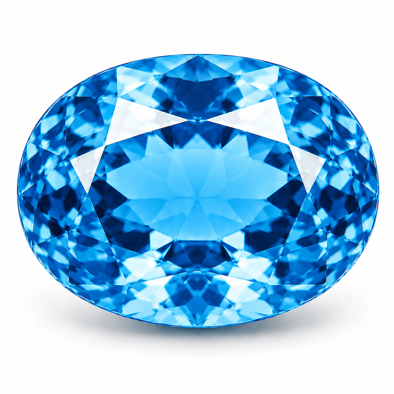 Birthgem december blue topaz gemstone
