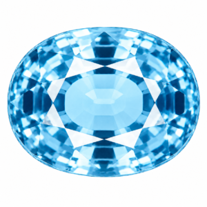 Natural Blue Topaz Gemstones Thailand Origin